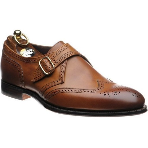 NEW Handmade Men's Brown Leather Wing Tip Shoes, Men's Monk Shoes, Men ...